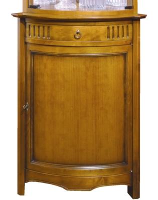 Meuble d'angle bas porte bois Eole   