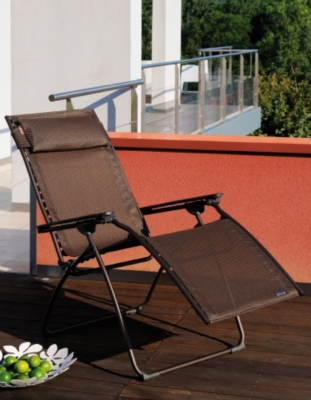 Fauteuil relax LAFUMA Evolution, cannage baty...