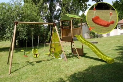 Aire de jeux bois NAT & CHOC Lombarde   