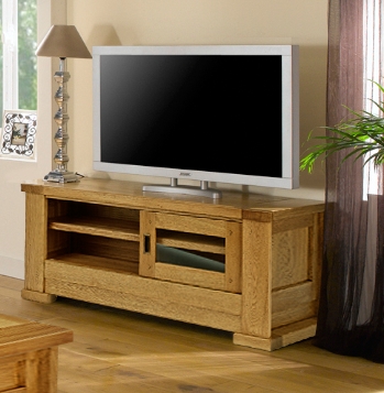 Meuble TV 1 porte coulissante ISERE 