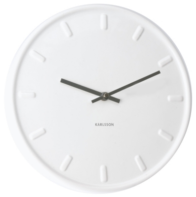 Horloge en céramique blanche KA...