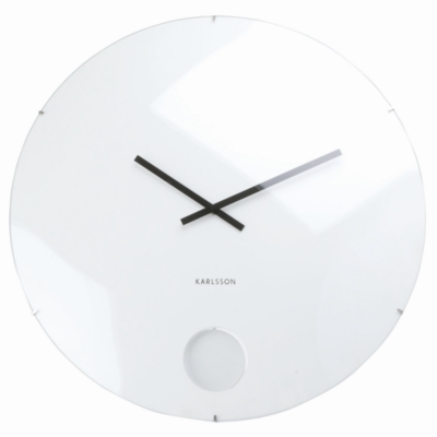 Horloge dôme blanc KARLSSON   