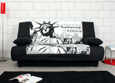 Banquette Clic Clac Liberty, matelas 14 cm