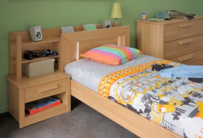 Lit Prosper avec kit leds et environnement de lit