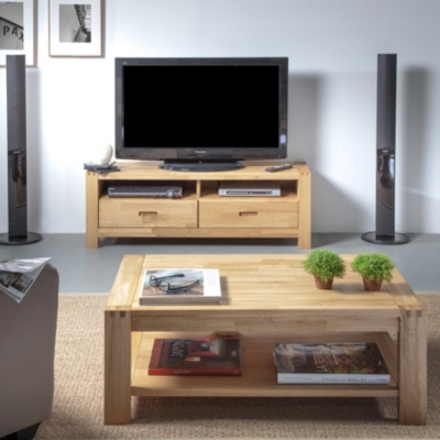Ensemble table basse et meuble T...