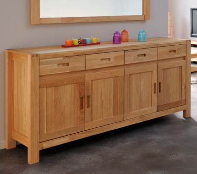 Buffet 4 portes, 4 tiroirs Luminescence 
