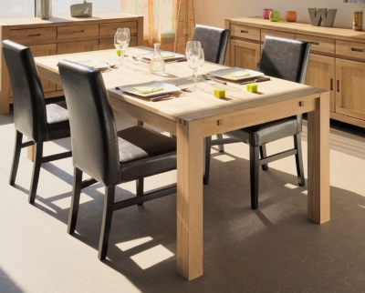 Ensemble table + 4 chaises Luminescence 