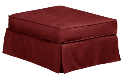 Pouf Maeva tissu C Malou/Mikado 
