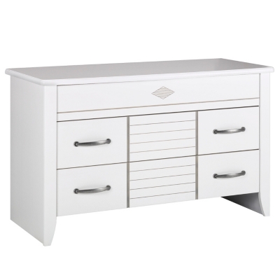 Commode 3  tiroirs Mathilda blan...
