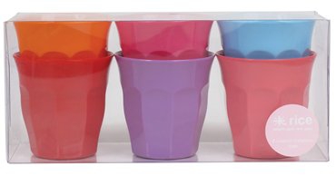 Lot de 6 gobelets Méline RICE  ...