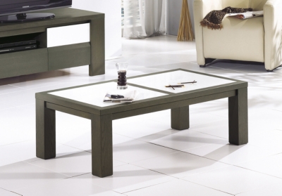 Table basse dessus verre Miami