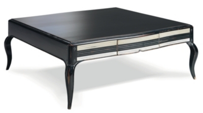 Table basse carrée 2 tiroirs Mi...