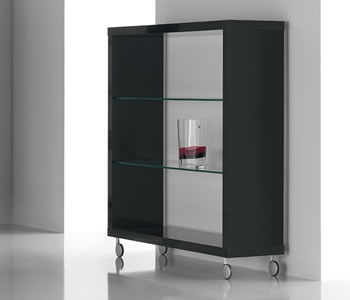Etagère basse Milano noir   