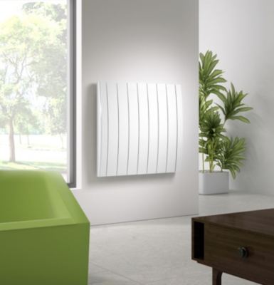 Radiateur fonte Milonga SAUTER Horizontal blanc, 3 puissances