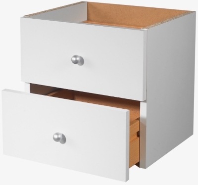 Lot de 2 tiroirs Multicases blan...