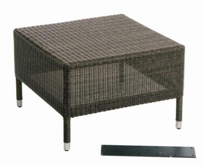 Table basse carrée Osiris alu/W...