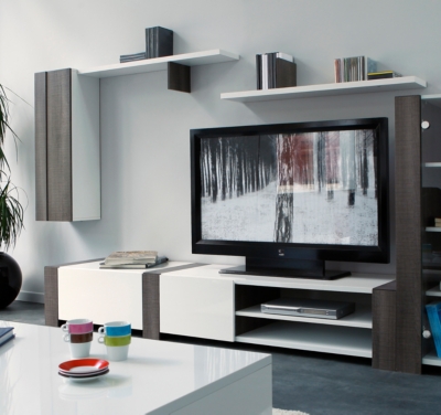 Meuble TV 2 tiroirs Pacific 