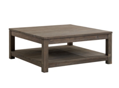 Table basse carr&eacute;e teck Palm