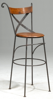 Lot de 2 chaises de bar Paola   