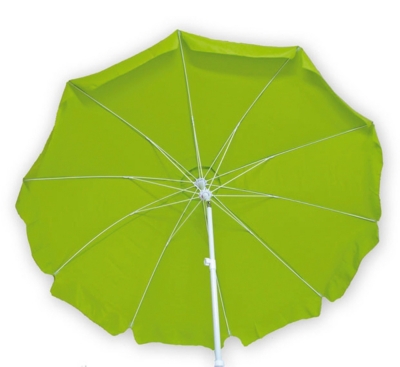 Parasol Alu. Baleines fibre de verre  coloris...