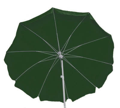 Parasol Alu. Baleines fibre de verre col oris...