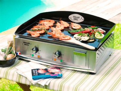 Ensemble Plancha Roller Grill é...