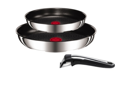 2 poêles TEFAL Ingenio inox 22/26 cm 
