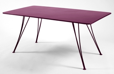 Table acier rectangulaire 160 x 90 cm  FERMOB...