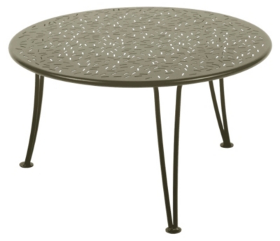 Table basse acier ronde 70 cm FERMOB  Rendez-...