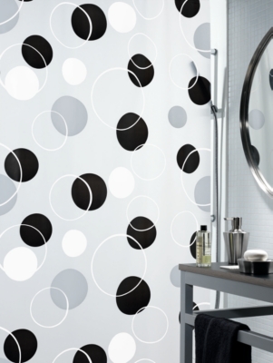 Rideau de douche Bubble  180 x 200 cm, colori...
