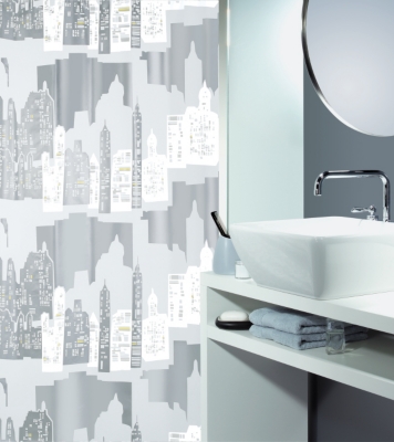 Rideau de douche Skyline  180 x 200 cm 