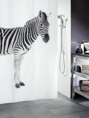Rideau de douche Zebra  180 x 200 cm 
