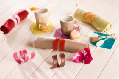 Boîte de 6 ronds de serviettes JH BY NYD EL 