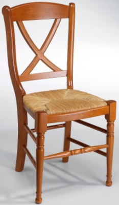 Lot de 2 chaises dos croisillons...