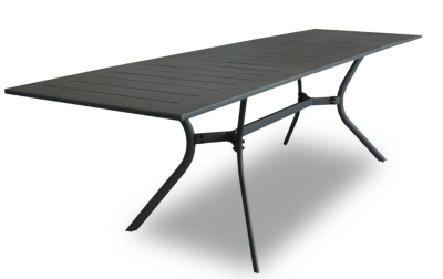 Table 160/240 x 80 cm aluminium ...