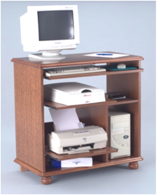 Bureau multimédia Simon finition chêne   