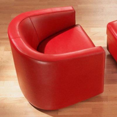 Fauteuil Sirius en cuir pleine fleur 