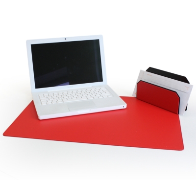Parure de bureau LAURIGE rouge  ...
