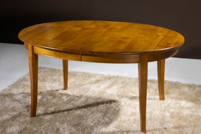 Table ovale Solène avec 1 allon...