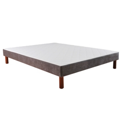 Sommier Dario gris, 14 cm 