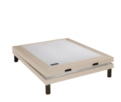 Sommier Interlude Morphologique Lin beig e BULTEX, 17 cm