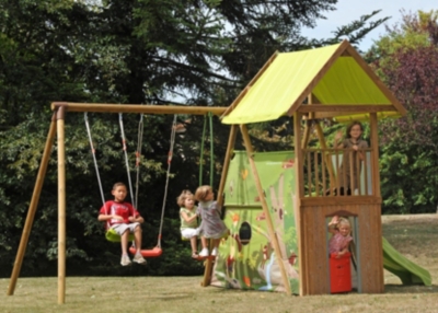Aire de jeux bois NAT & CHOC Sologne   