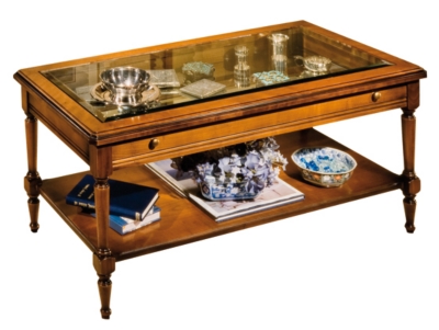 Table basse vitrine rectangulair...