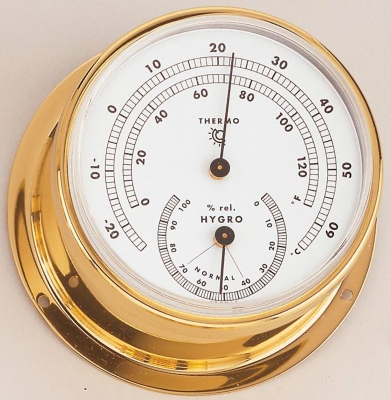 Thermomètre Hygromètre laiton ...