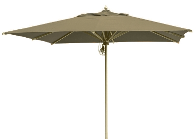 TOSCANE parasol droit en alu 3x3m beige 