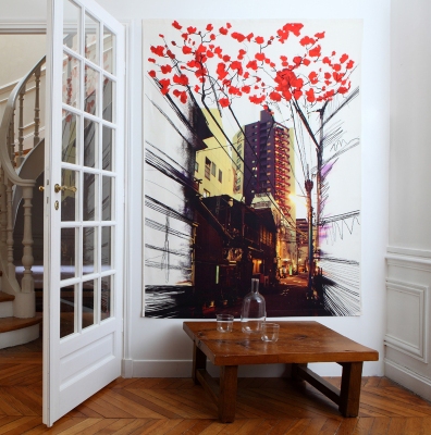 Panneau Tokyo Street MADEMOISELLE TISS 