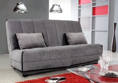 Banquette Clic-Clac Vanina, matelas Dunlopill...