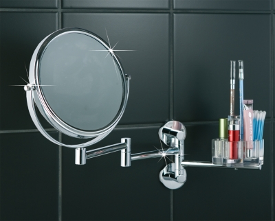 Miroir cosmétique avec accessoires de  suppo...