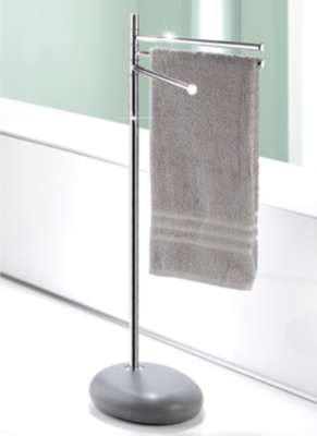 Porte serviettes WENKO Pebble Stone  gris 