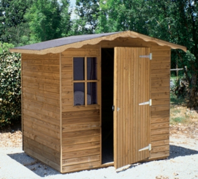 Abri de jardin pin a